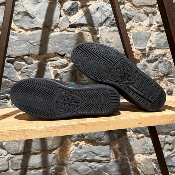 Gucci Black Leather Ace Low-top Sneakers - Picture 8 of 13